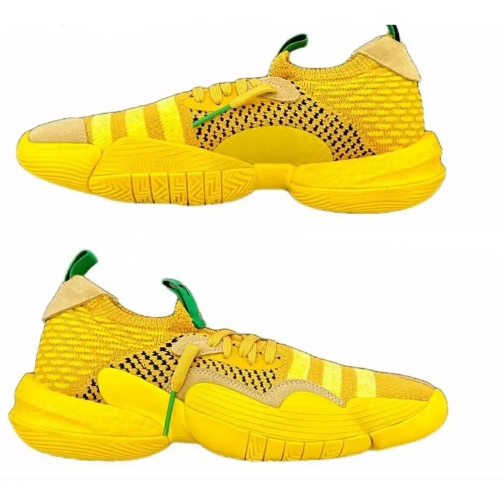 Adidas Trae Young 2 Hazy Yellow‎ Basketball Shoes Low Top Men's Size 8 IG4793